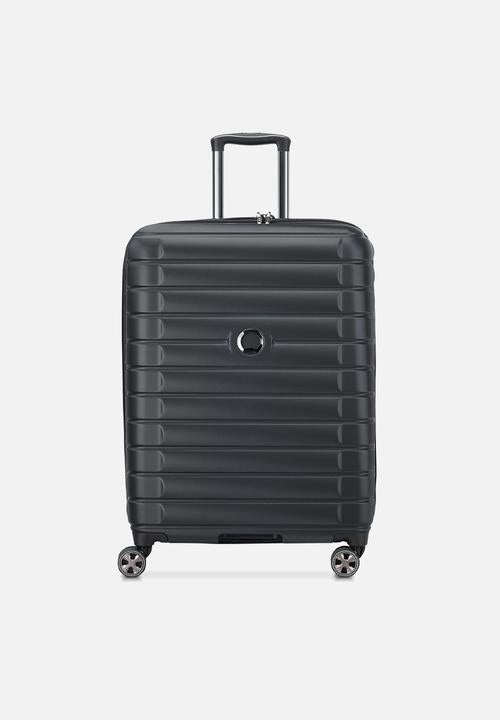 Delsey Shadow 5.0 Trolley Suitcase Black.