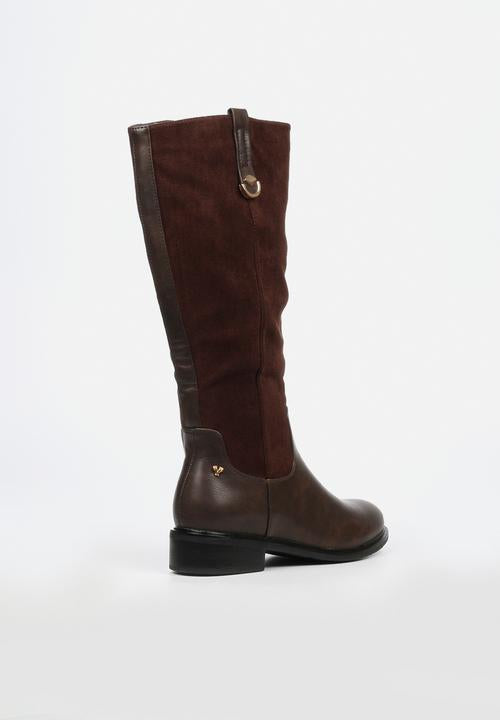 Butterfly Feet Huda 18 Ladies High Boot - Chocolate.
