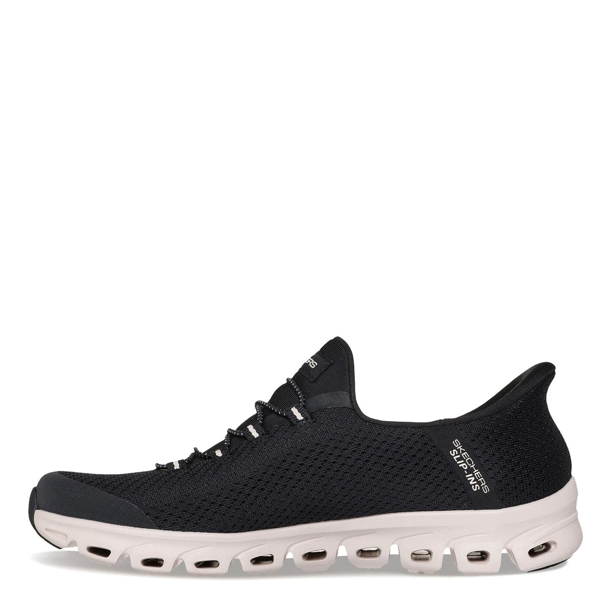 Women's Skechers, Slip-Ins: Glide-Step - Vibey Sneaker 104557-BKNT Black Natural.