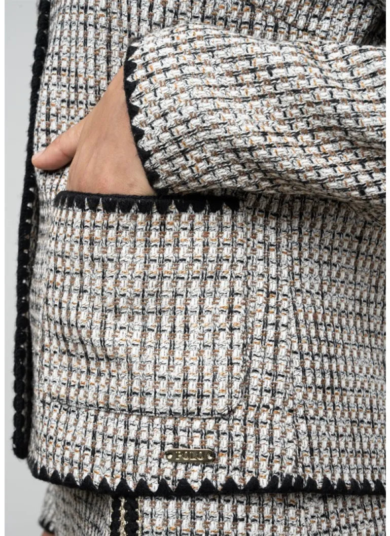 Polo Women's Mila Boucle Jacket Black
