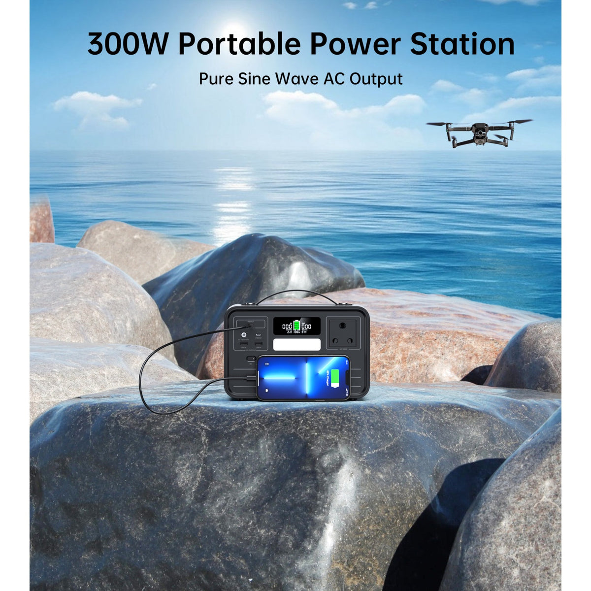 Choetech Portable Power Station 300W/230Wh
