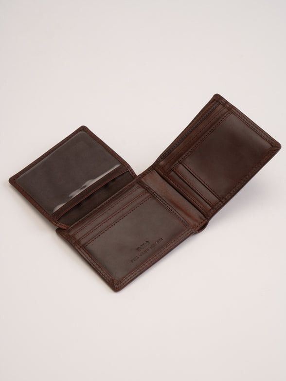 Polo Wallet Brown Billfold KenyaW Top Flap PO450542.