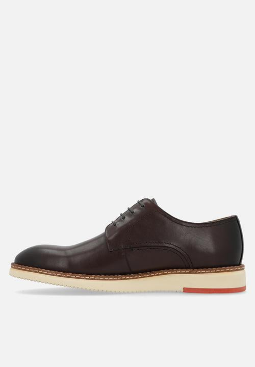 Polo Men's Casual Gibson Lace Up Shoes - Tan