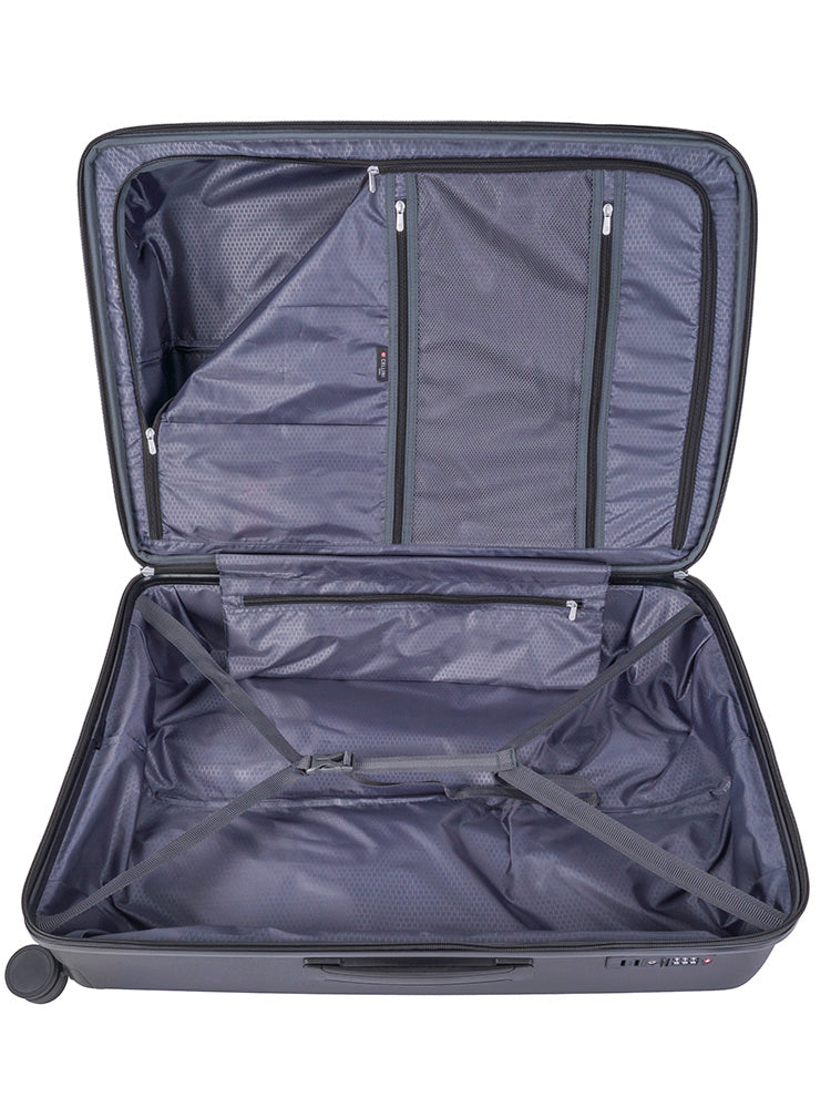 Cellini Sonic 4-Wheel Trolley Case – Black.