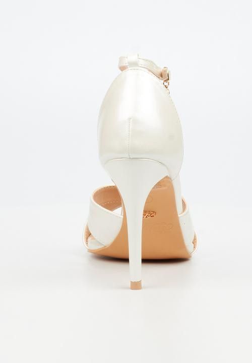 Miss Black Ladies Heel Jazz 33 White Pearl