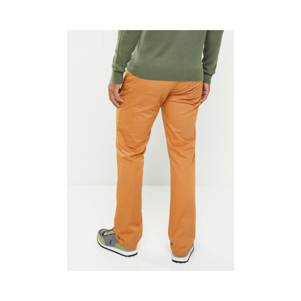 Polo Men's Overdyed Twill 5 Pocket Trouser Camel