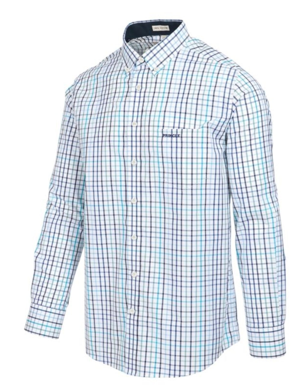 Pringle Blake Classic Long Sleeve Shirt - Green PR111455.