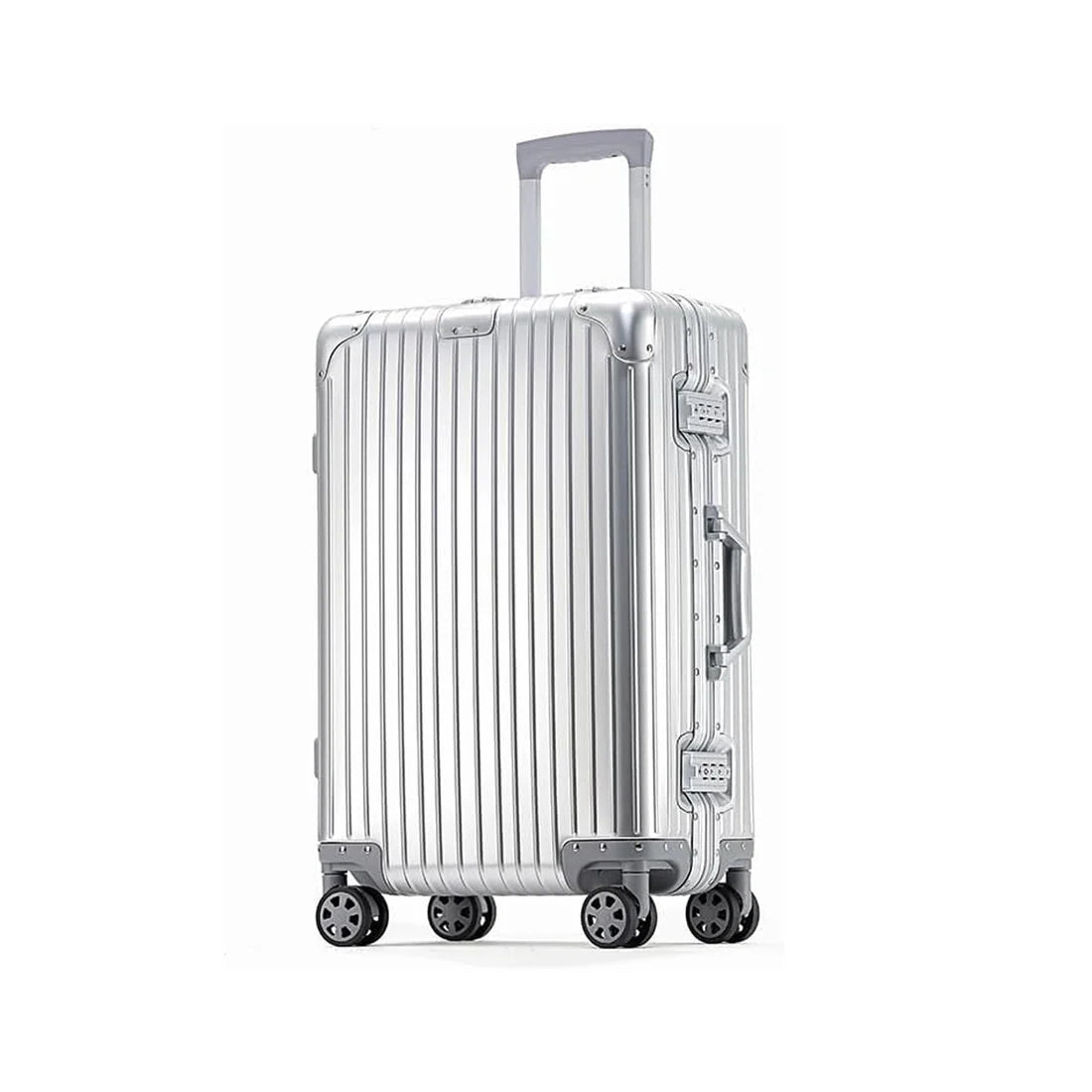 Lumin Suitcase Silver (8039861649497)