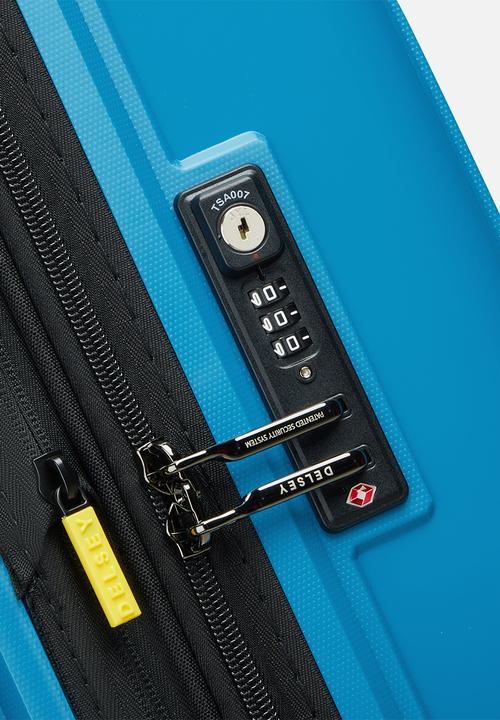 Delsey Lutece Se Trolley Suitcase - Turquoise.