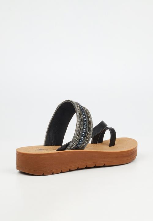 Butterfly Xara 5 toe post - black