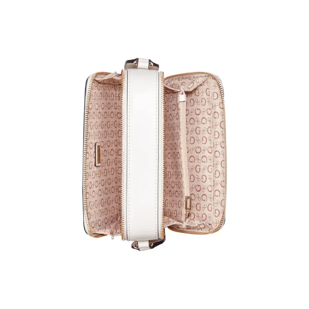 Guess Carrara Mini Crossbody Bag - Cream LG978070.