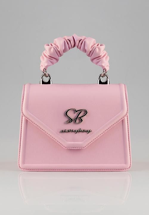 Sissy Boy Pastal Bag Pompom Handle Pink.