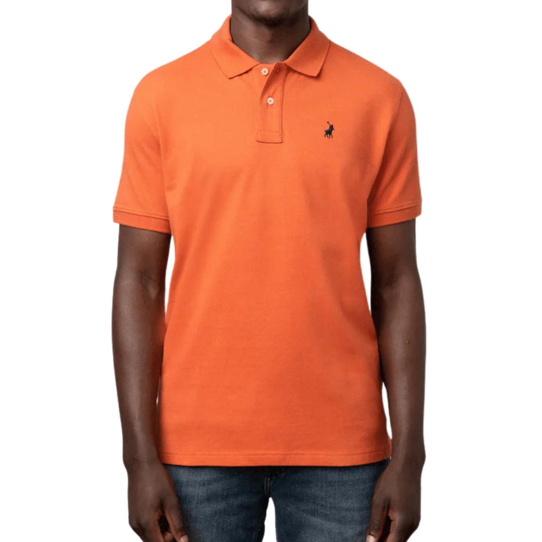 Polo Men's Pique Golfer Orange.