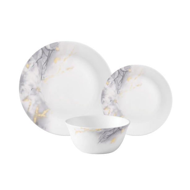 La Opala Pearl 12 Piece Dinner Set Twilight Clouds DLO03.