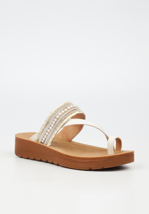 Butterfly Xara 5 toe post - White