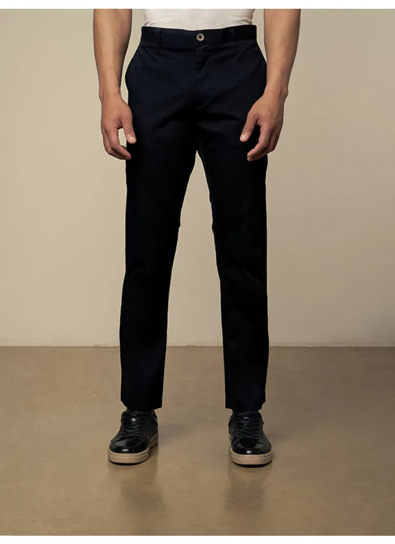 Polo Mens Milan Straight Fit Chino- Black