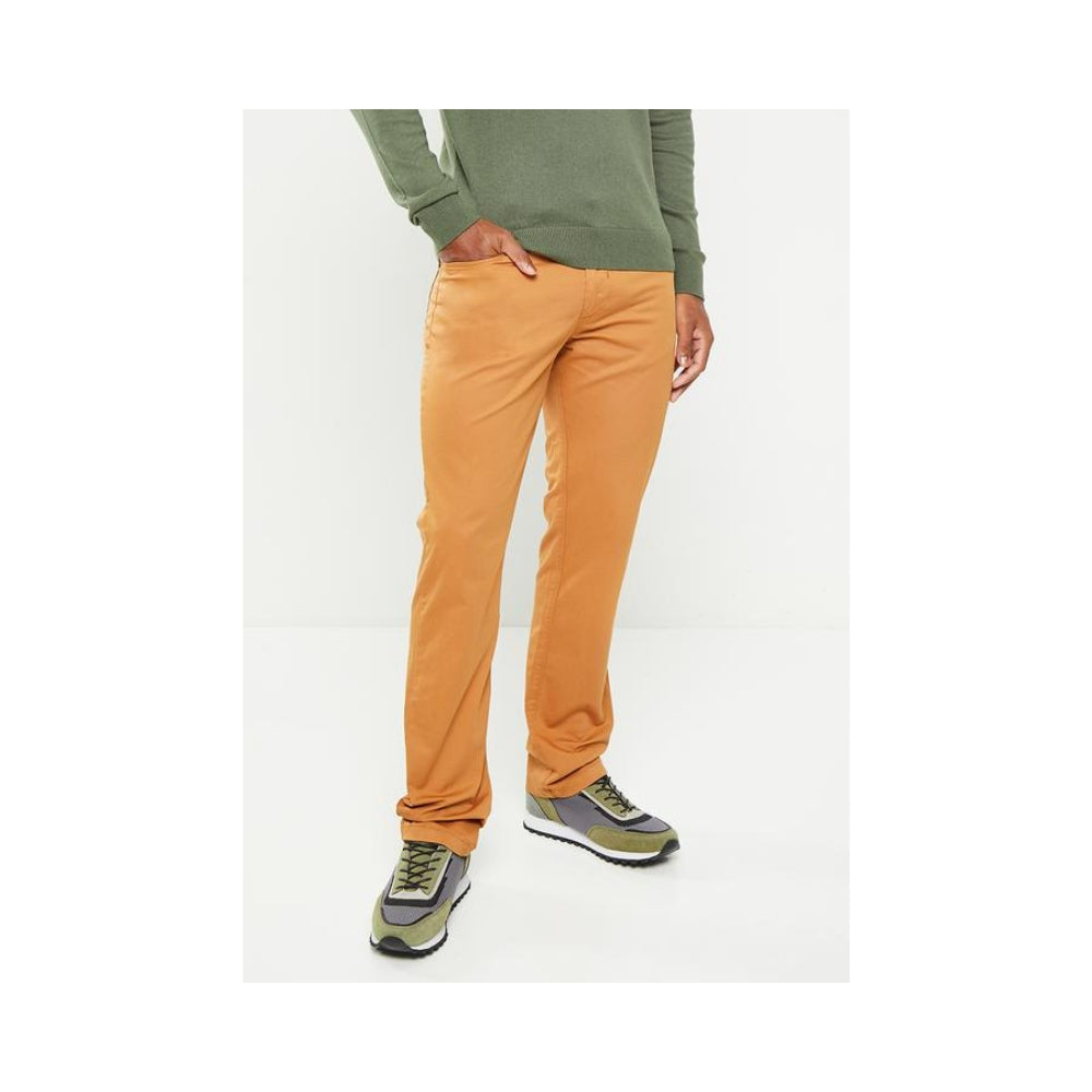 Polo Men's Overdyed Twill 5 Pocket Trouser Camel