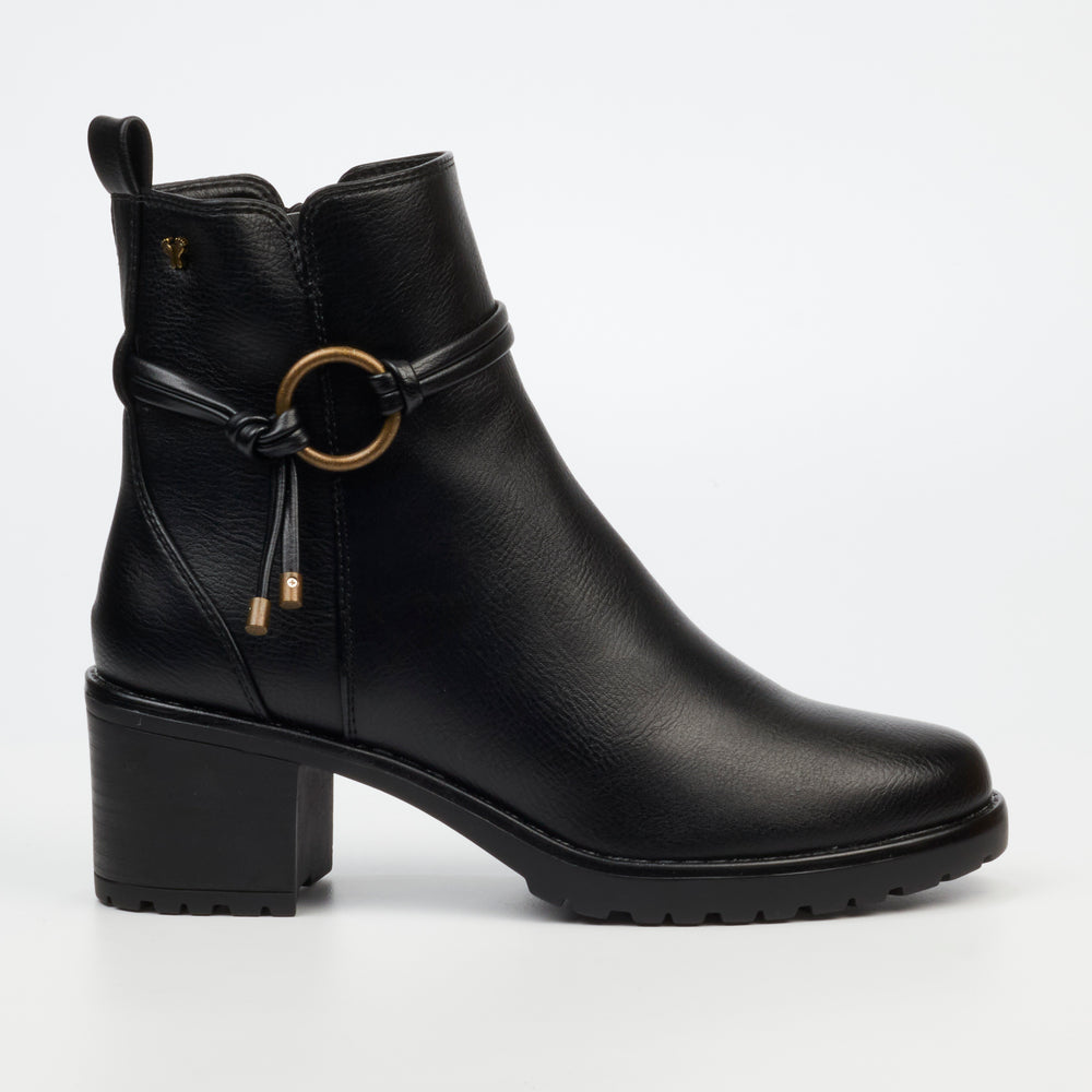 Butterfly Feet Noxer 3 Ladies Ankle Boot - Black.