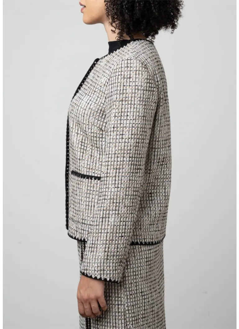 Polo Women's Mila Boucle Jacket Black