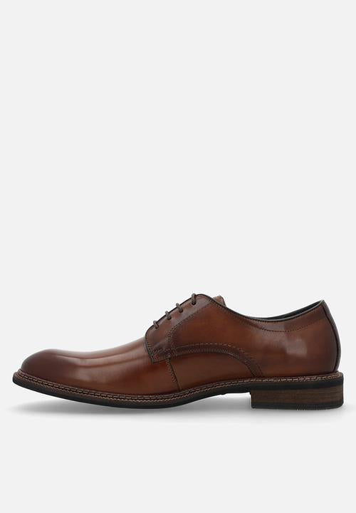 Polo Formal Shoe Classic Gibson Lace Up In Tan 0072417