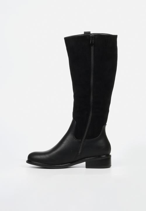 Butterfly Feet Huda 18 Ladies High Boot - Black.