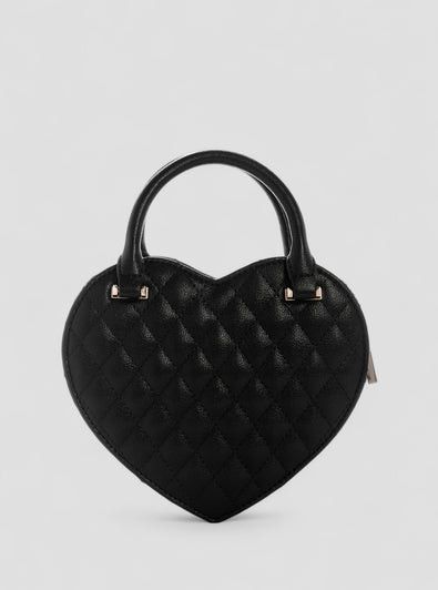 Guess Atabey Heart Bag Black QG989477.