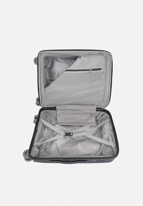 Cellini Rapido Hard Shell 4 Wheel Trolley Case – Black.