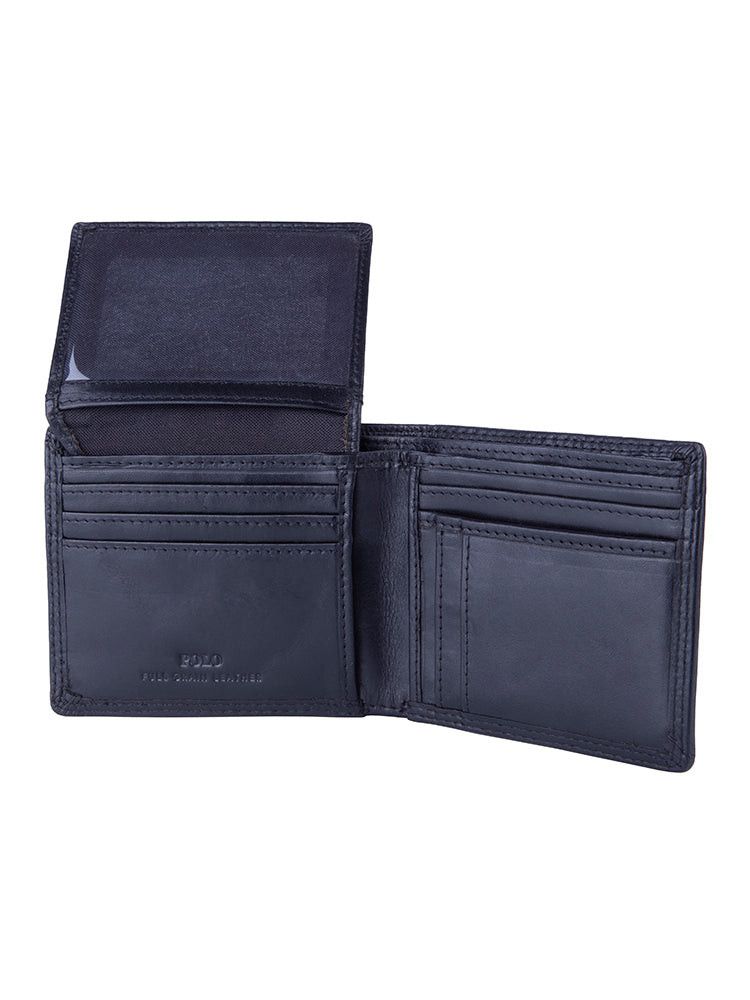 Polo Kenya Coin Billfold W Top Flap In Black PO450545.