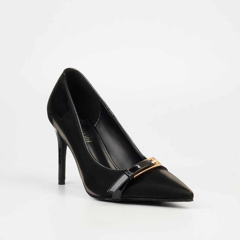 Butterfly Feet Vernice 1 Court Heel - Black.
