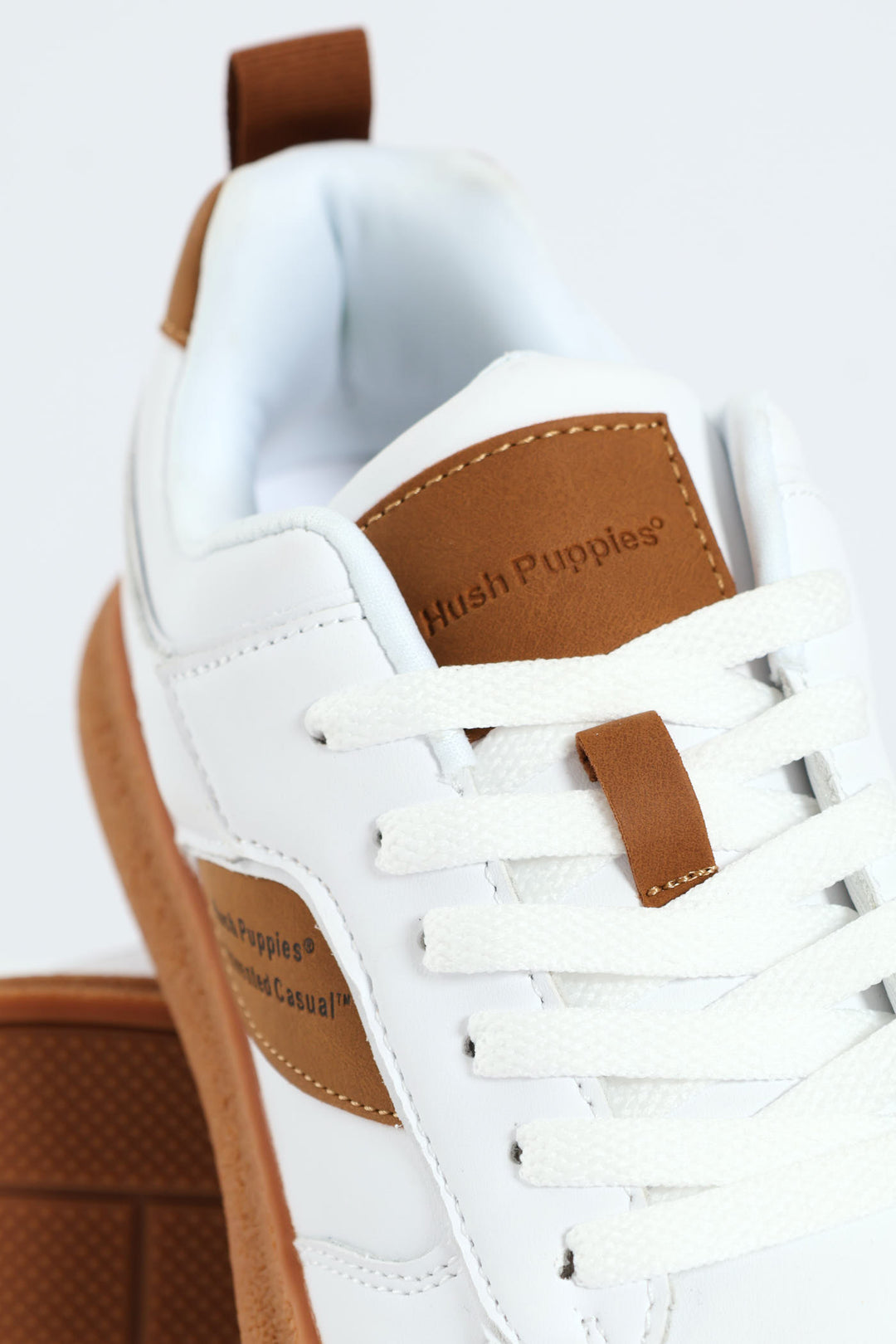 Hush Puppies Ambrose Lace Up Sneaker - White.