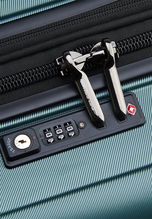 Delsey Shadow 5.0 Trolley Suitcase Green.