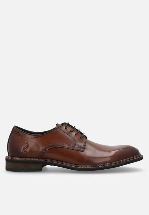 Polo Formal Shoe Classic Gibson Lace Up In Tan 0072417