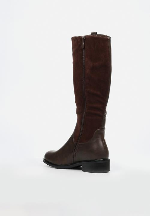 Butterfly Feet Huda 18 Ladies High Boot - Chocolate.
