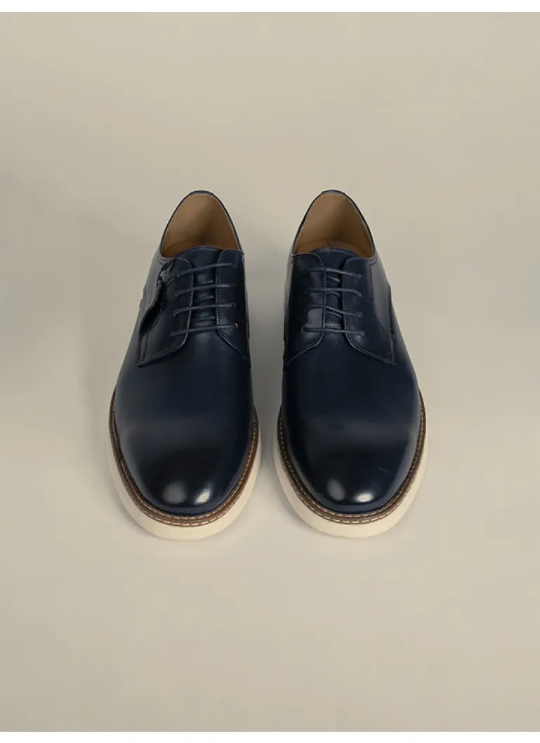 Polo Men's Casual Gibson Lace Up Shoes Navy