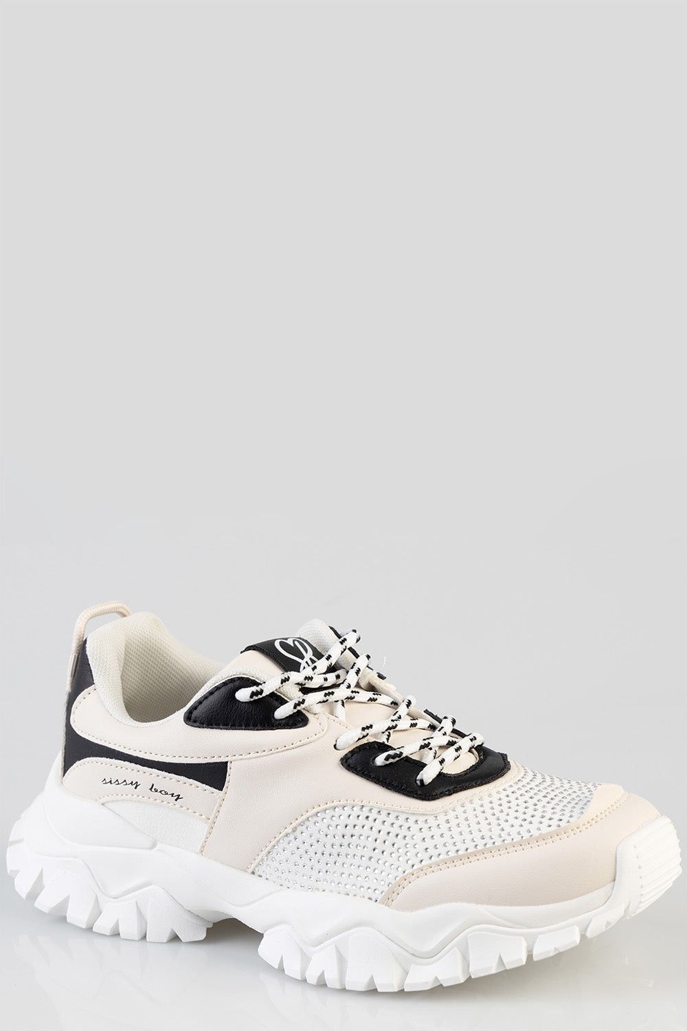 Sissy Boy Sneaker Annie Colour Block Black/Beige.