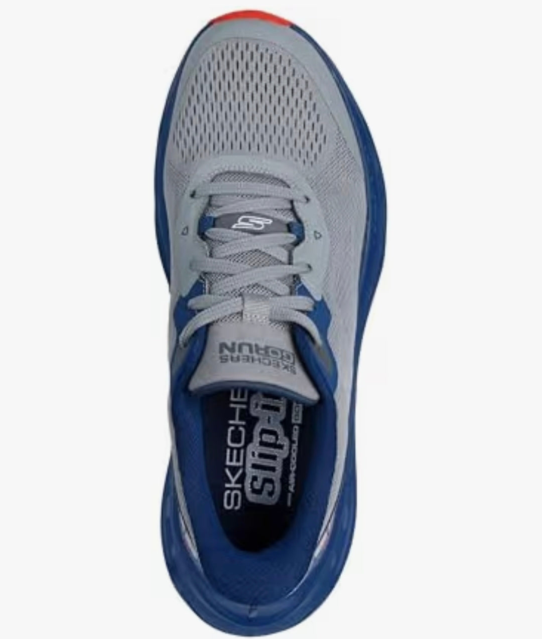 Mens Skechers Glide Step 220421 - Grey/Navy.