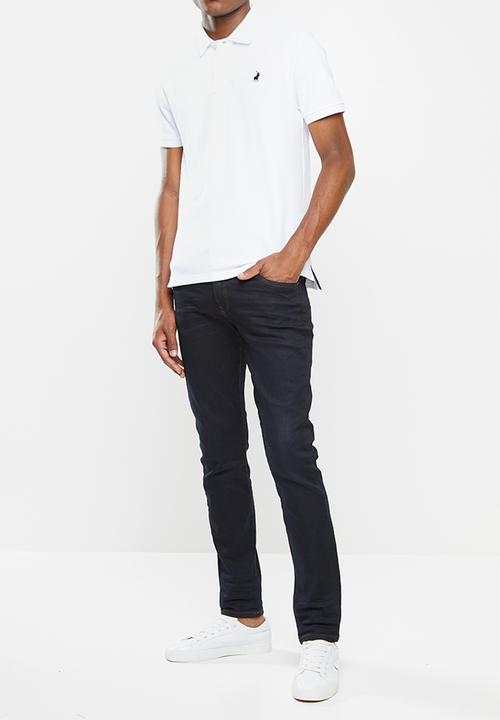 Polo Mens Stretch Pique Golfer White 501605