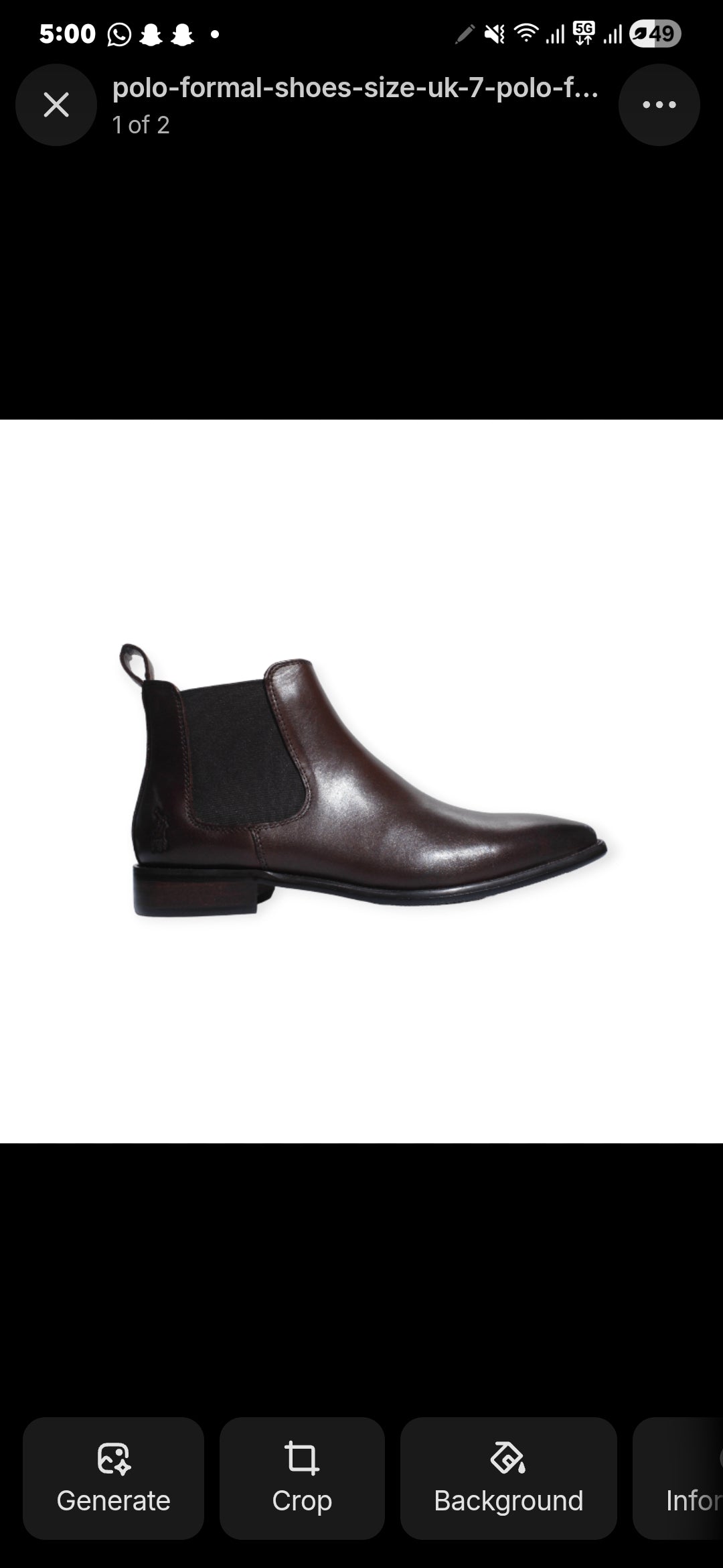 Polo Brown Monogram Buckle Boots