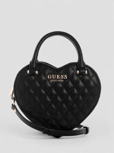 Guess Atabey Heart Bag Black QG989477.