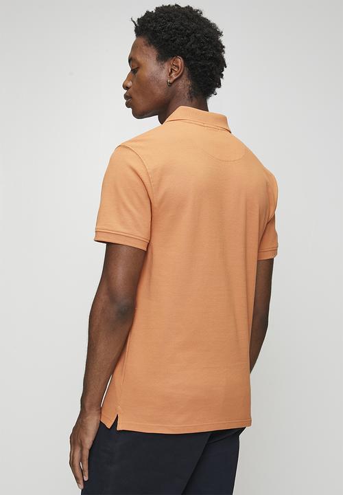 Polo Essential Pique SS Golfer Orange.