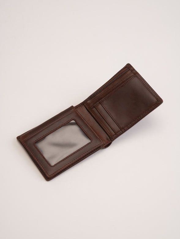 Polo Wallet Brown Billfold KenyaW Top Flap PO450542.