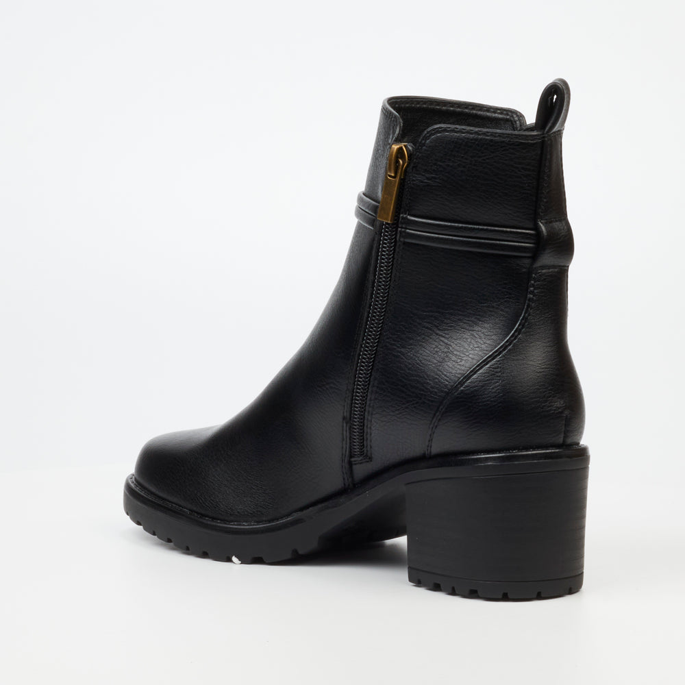 Butterfly Feet Noxer 3 Ladies Ankle Boot - Black.