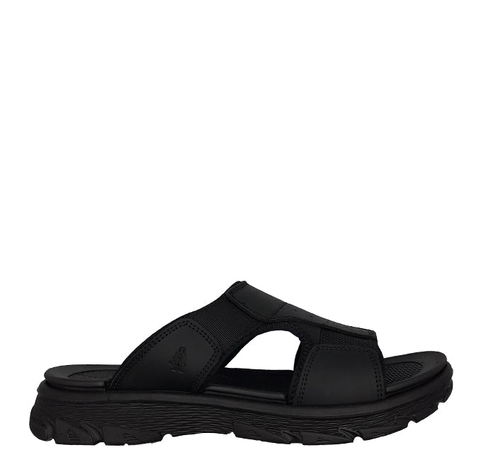 Hush Puppies Charlie II Mens Sandal - Black.