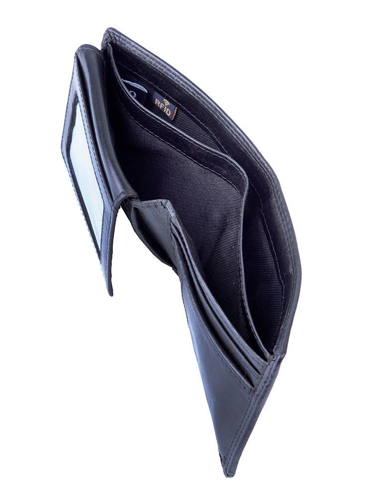 Polo Kenya Coin Billfold W Top Flap In Black PO450545.
