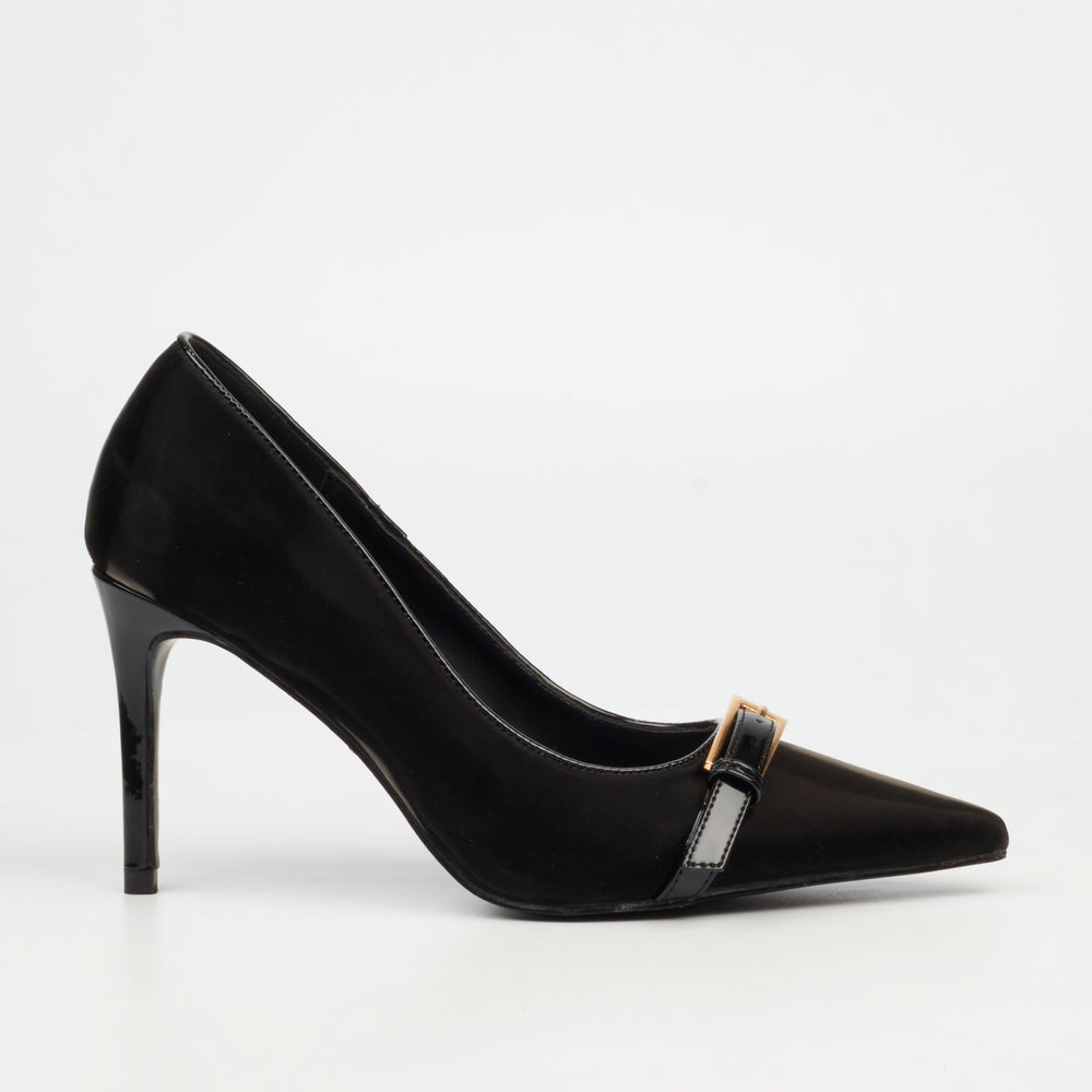 Butterfly Feet Vernice 1 Court Heel - Black.