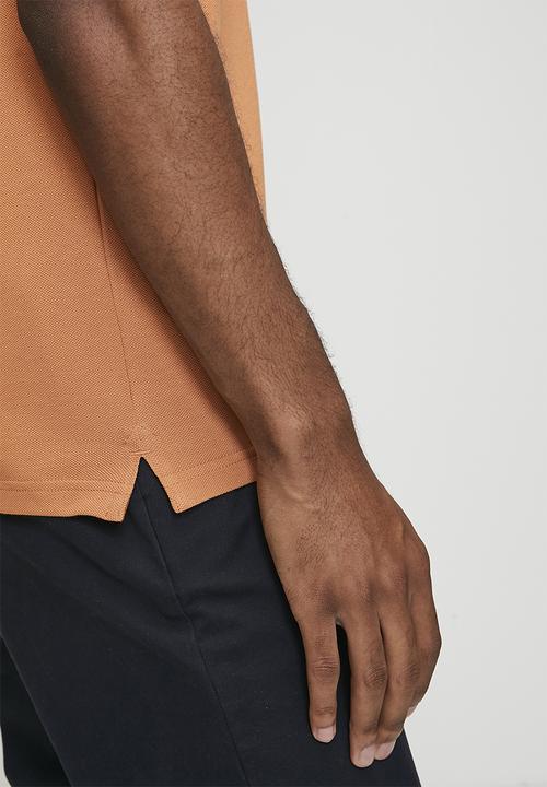 Polo Essential Pique SS Golfer Orange.