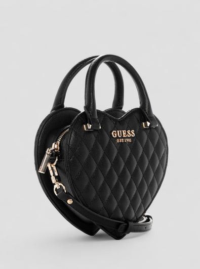 Guess Atabey Heart Bag Black QG989477.