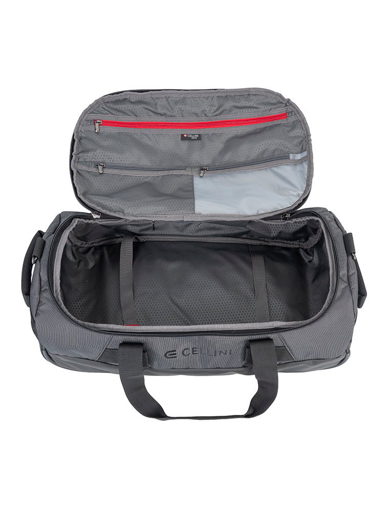 Cellini Venture Carry On Duffle Backpack Grey 329548.