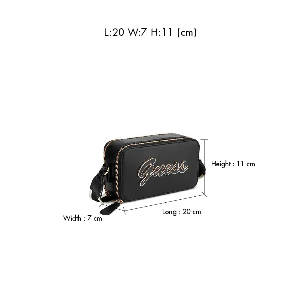 Guess Handbag Carrara Mini Crossbody Black LG978070.