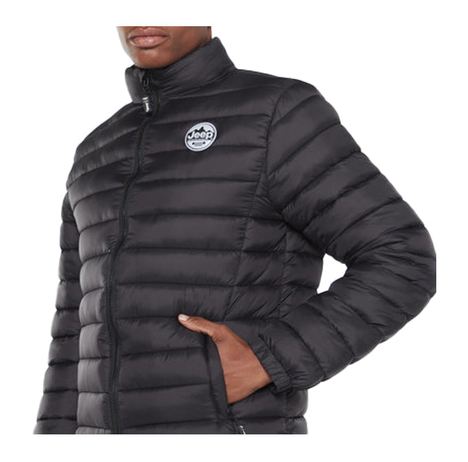 Mens Jeep Puffer Jacket - Black JMN23138.